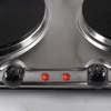 Kép 3/3 - Elektromos főzőlap, hordozható, 1000+1500W,  ∅15 cm + ∅18 cm főzőfelület, rozsdamentes HOME HG R 04SS / RENDELÉSRE