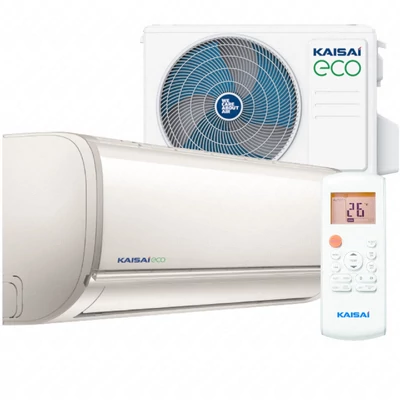 Kaisai ECO oldalfali 3.5 kW hűtő-fűtő klíma szett, fehér, WIFI